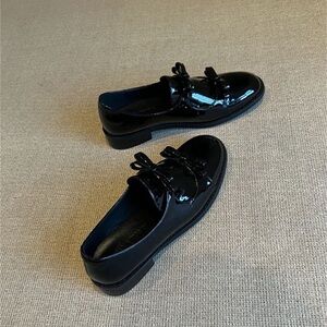 Black Patent Leather Loafers